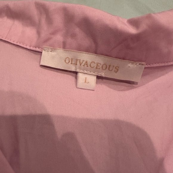 Light pink button down top - Picture 2 of 2